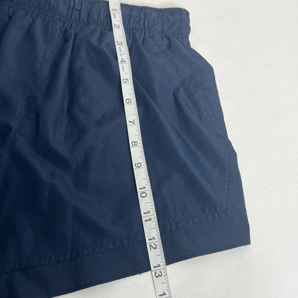 ATHLETIC WORKS Running Jogging Shorts Built-In Liner Womens S 4-6 Navy Blue